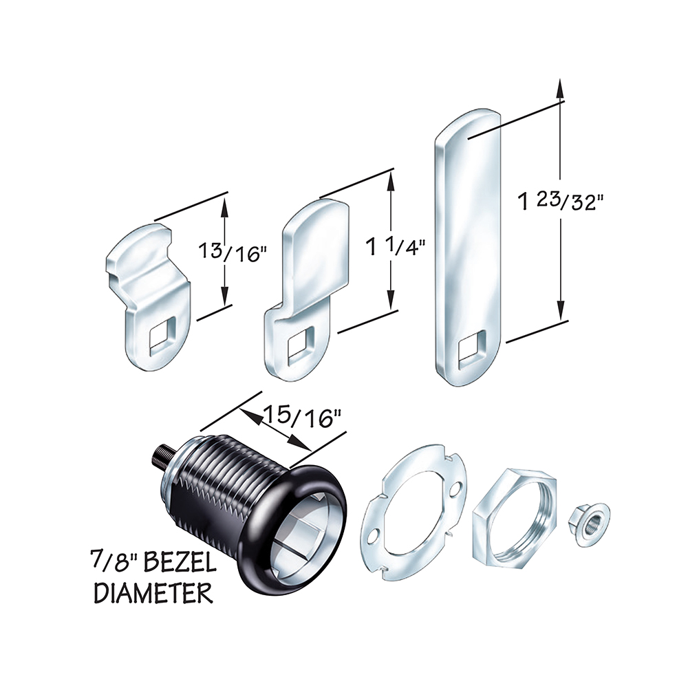 Cam lock kit – C143CB